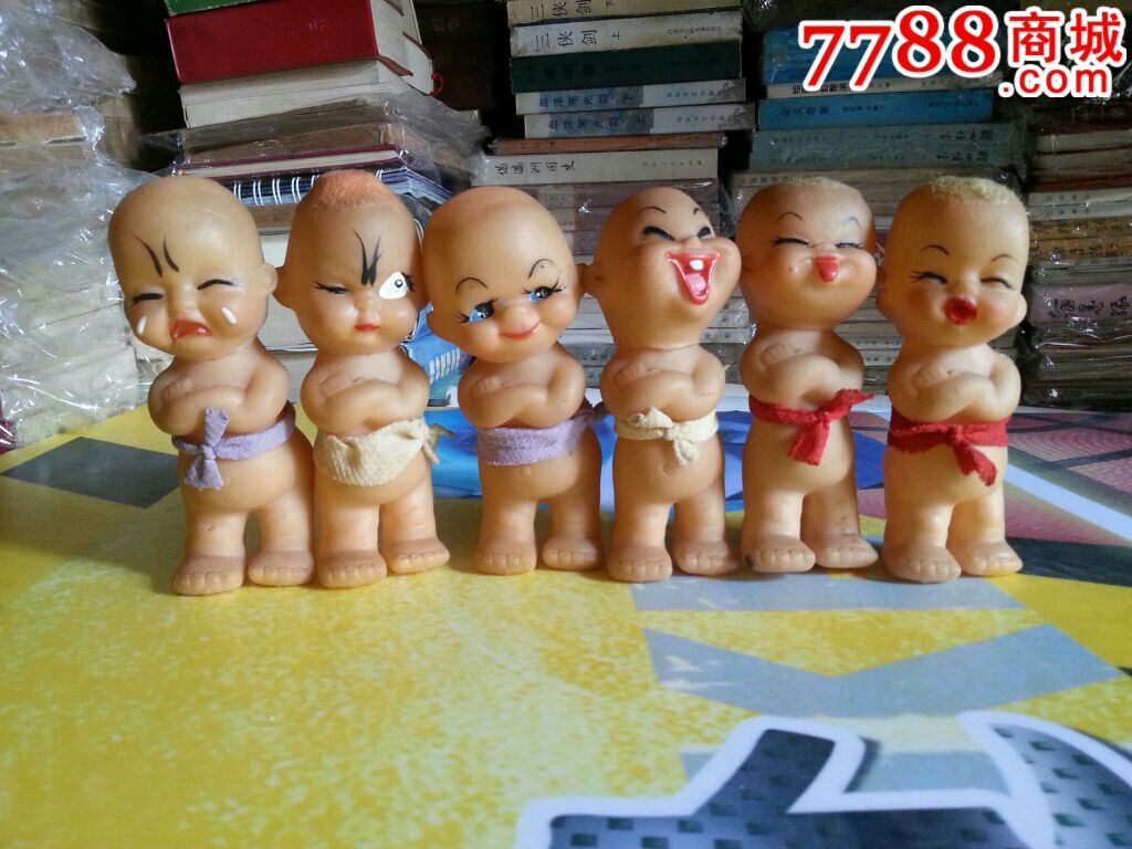 胶皮丑娃6个