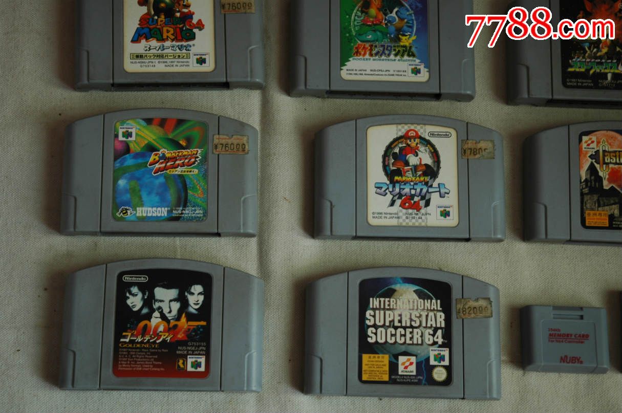 N64原版游戏卡带(100%真品,欢迎打假。)