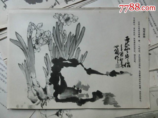 《写意花鸟画技法》张世简(编绘)