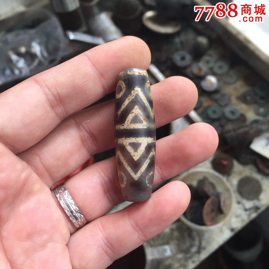 爆老六眼天珠_其它佛/道藏品_泉海阁【7788收藏__收藏