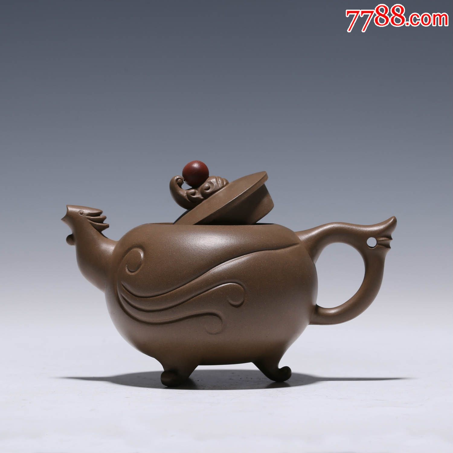 宜兴正品紫砂壶名家工艺美术师全手工段泥小凤鸣壶