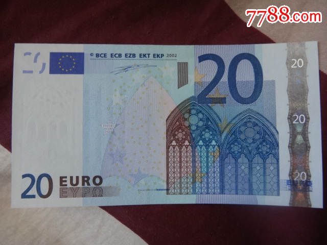 20欧元最早期2002年版本(a版)