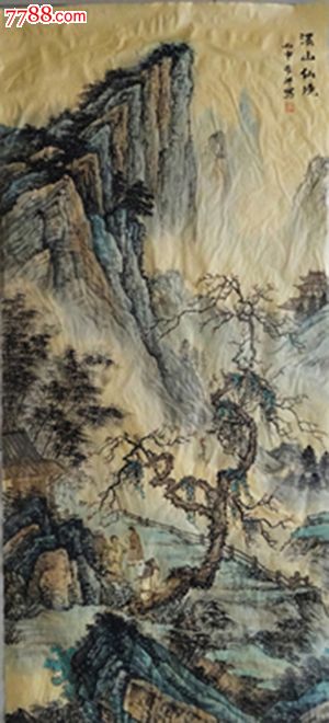 刘作祥《溪山仙境-价格:4000元-se36499257-山水国画原作-零售-7788