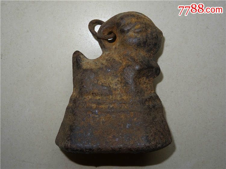 k11013清代铁制羊型老秤砣