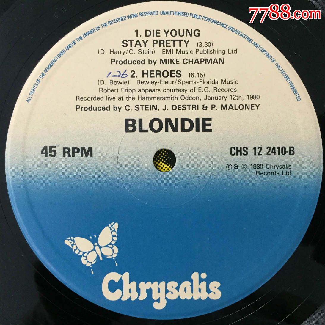 blondie黑胶唱片lp