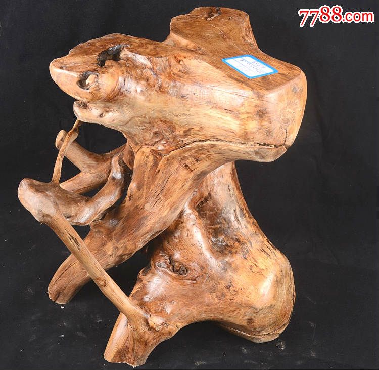 盆景架根雕杜花架鹃根整体花托花台树根摆件木艺木雕凳子根艺gd23