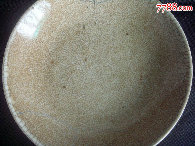 清乾隆仿哥窑大盘._彩绘瓷/彩瓷_第2张_7788瓷器