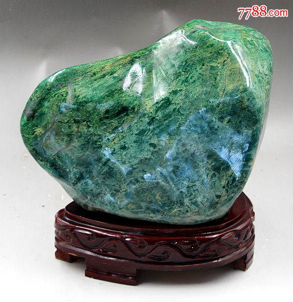 矿物晶体奇石宝玉石玛瑙玉髓绿碧玉精品天然澳洲绿玉髓原石摆件26