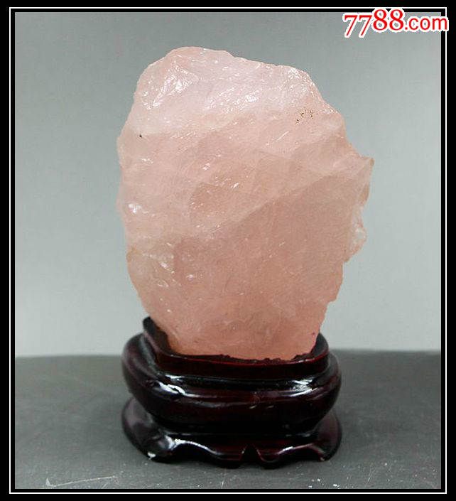 矿物晶体奇石宝石原石粉水晶天然水晶粉晶原石标本芙蓉石03