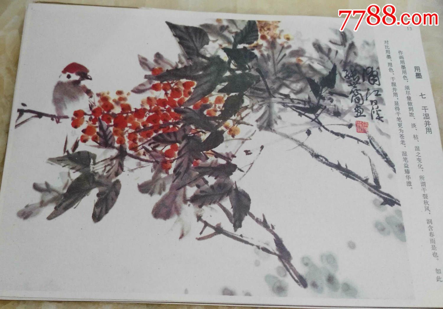 写意花鸟画技法张世简编绘hh162