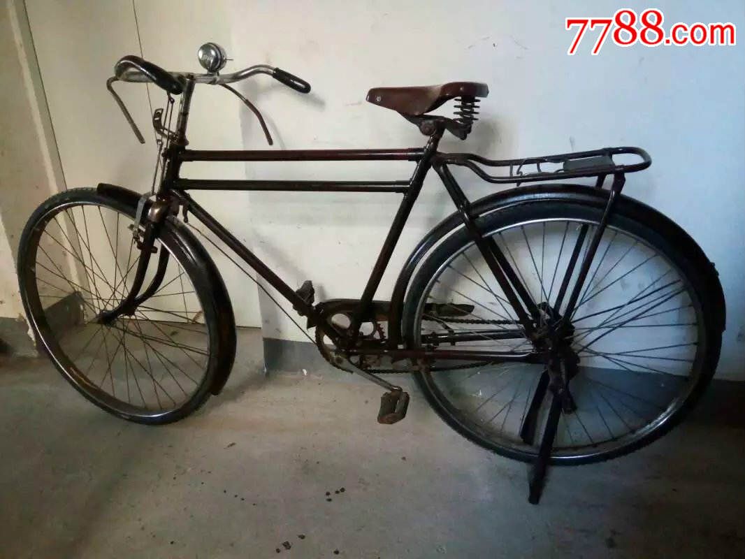 最早期飞鸽双梁二八自行车,28老自行车收藏,古董自行车