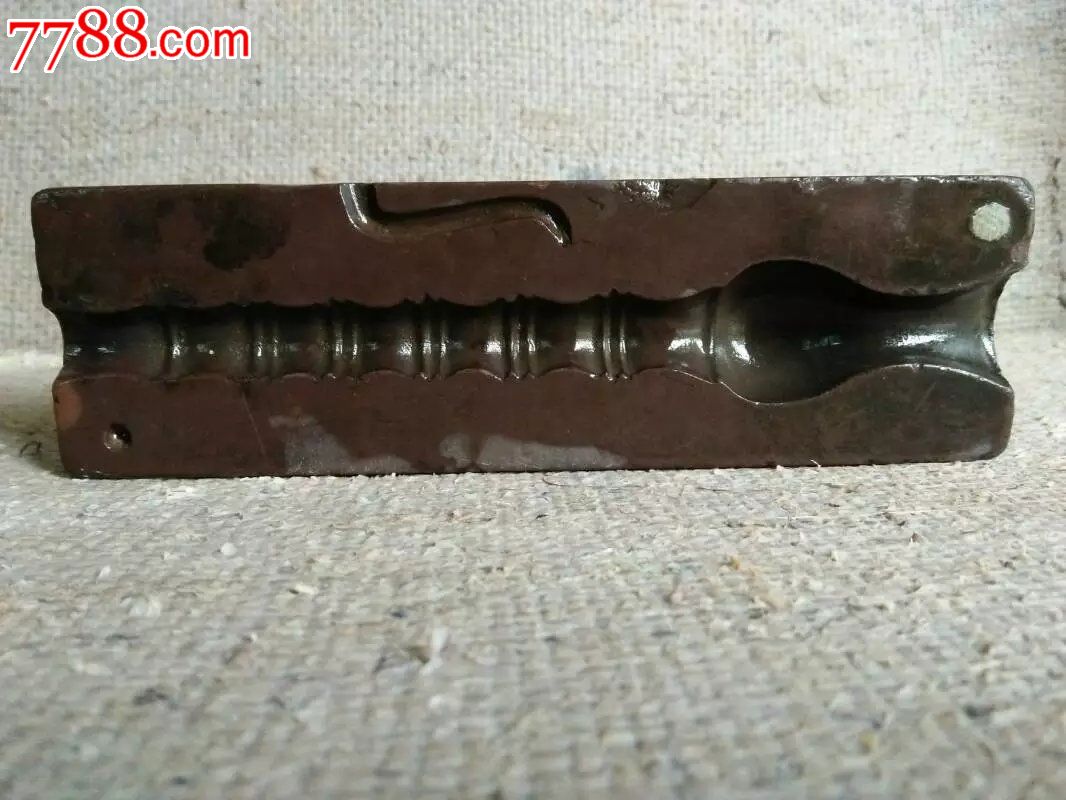 清代银器紫端石模具