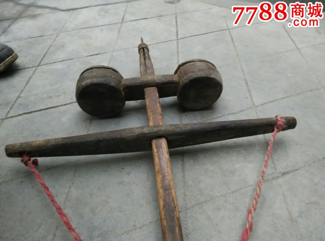 清代鼓型木工用手摇钻