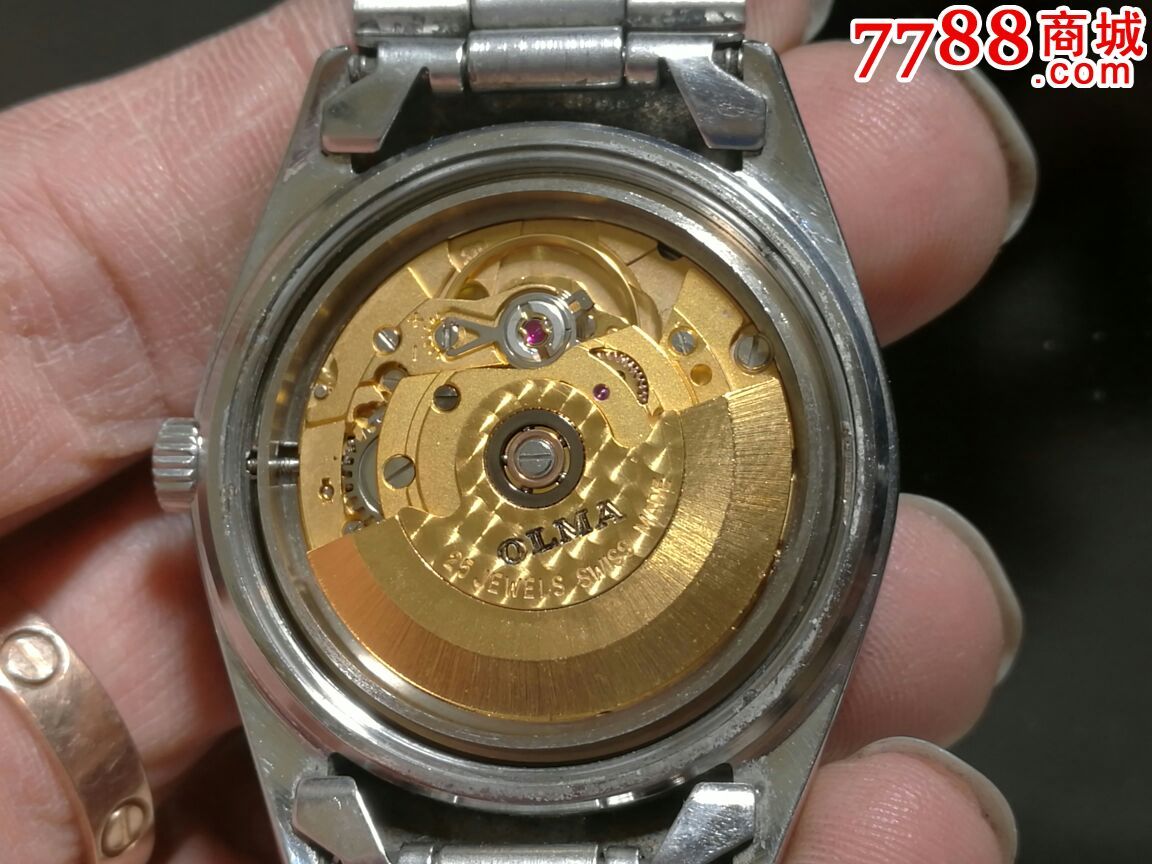 低售块漂亮的2824-2机芯自动定秒的瑞士奥尔马男表一块!