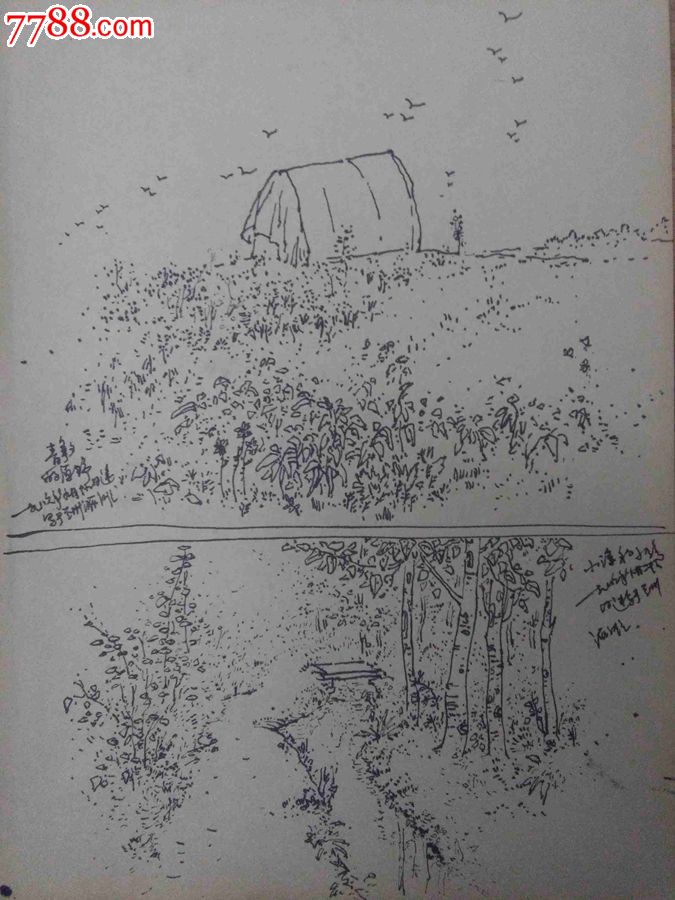 精致速写小品兰州街景(17)