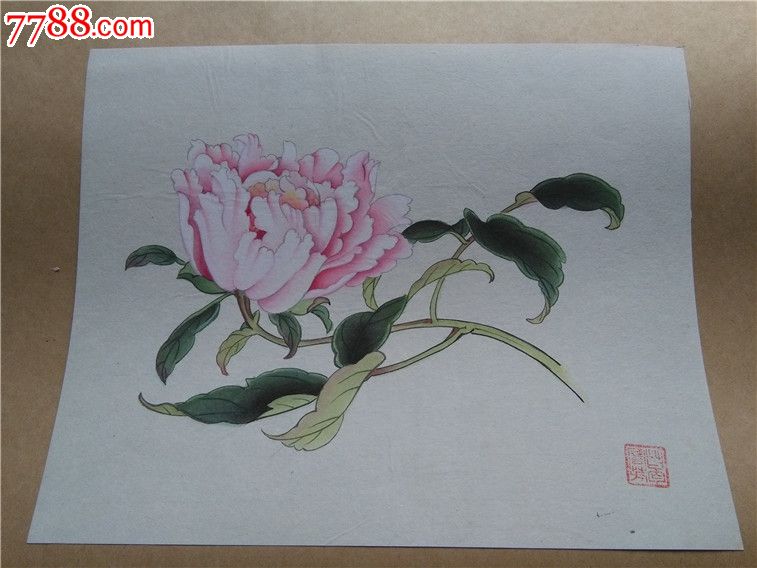 书画画片:老的非常精美漂亮的名家真迹宣纸绘画的画片