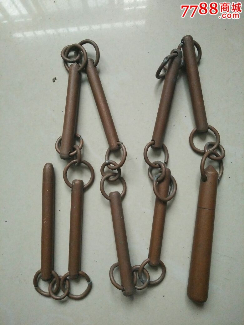 民国紫铜九节鞭