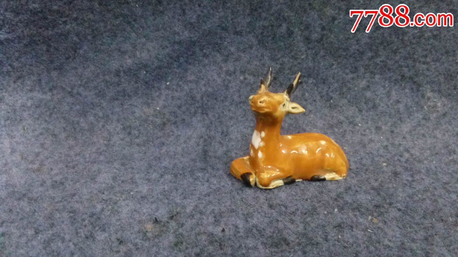 八十年代手工泥塑梅花鹿