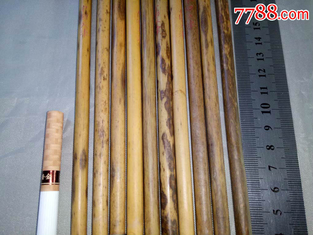 八十年代老掖笔凤眼竹杆十支文峰狼毫特价不议
