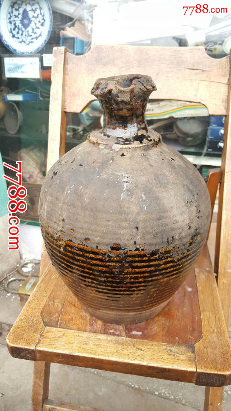 民国云南陶制酒罐油瓶