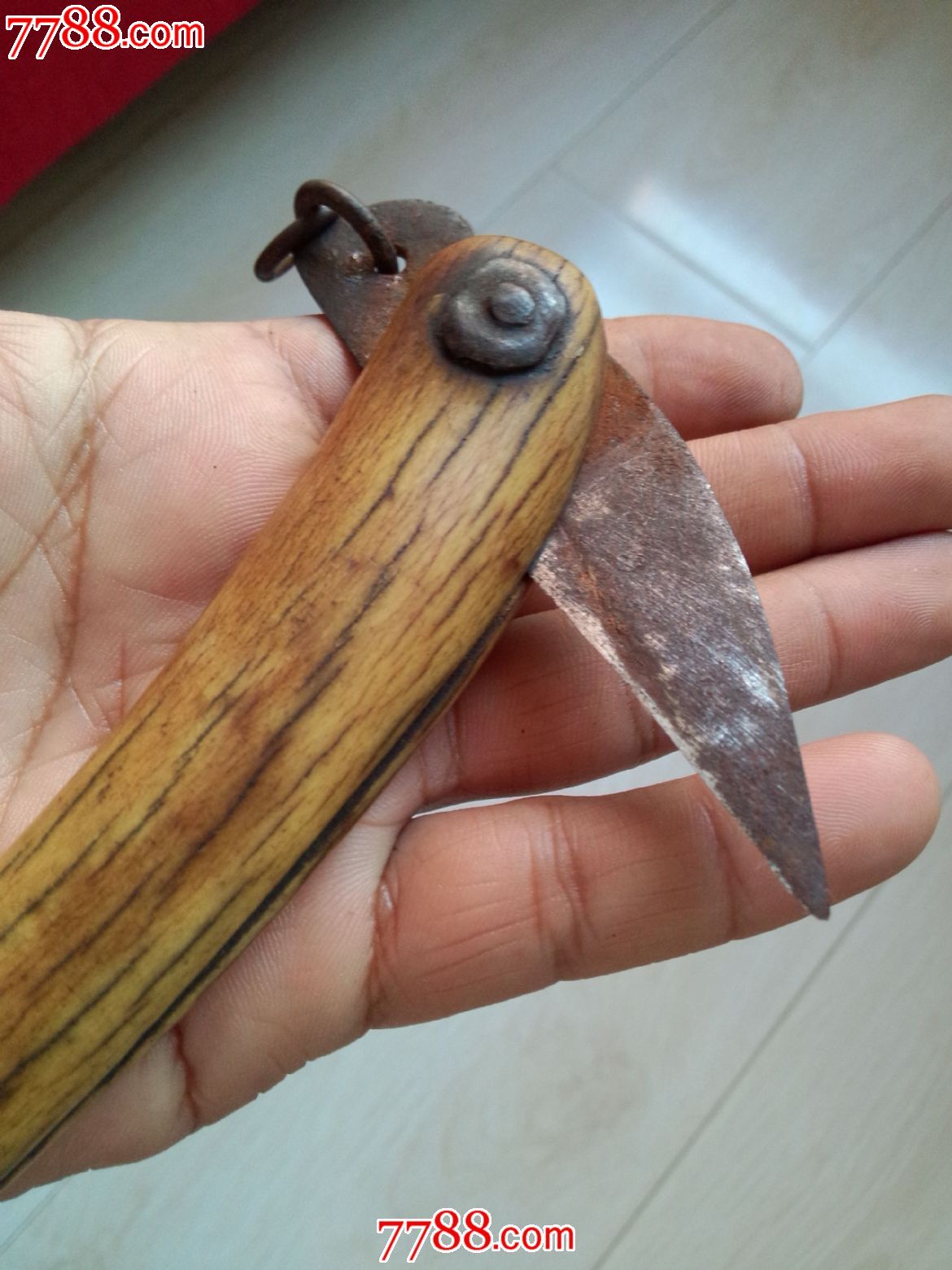 清末老鹿角鱼刀一把【古玩于的店】_第7张_7788收藏__中国收藏热线