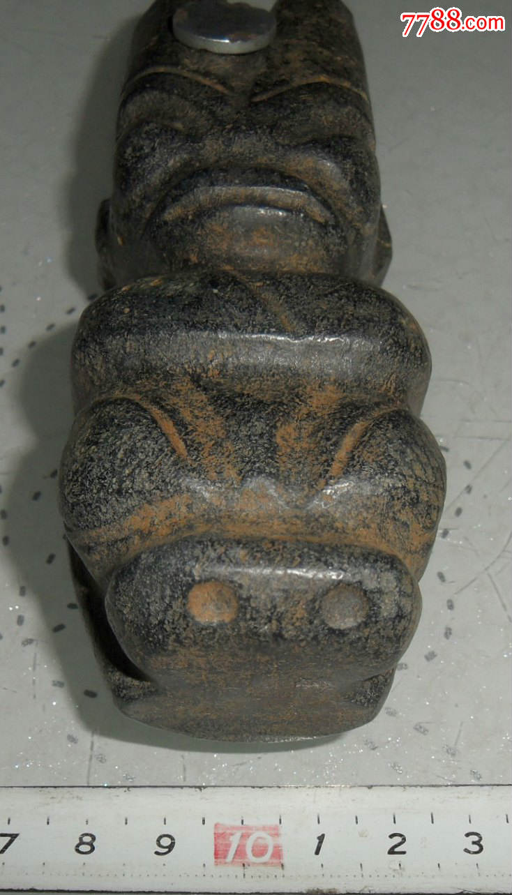 陨石太阳神—黑玉石太阳神—高古玉器—红山文化玉器