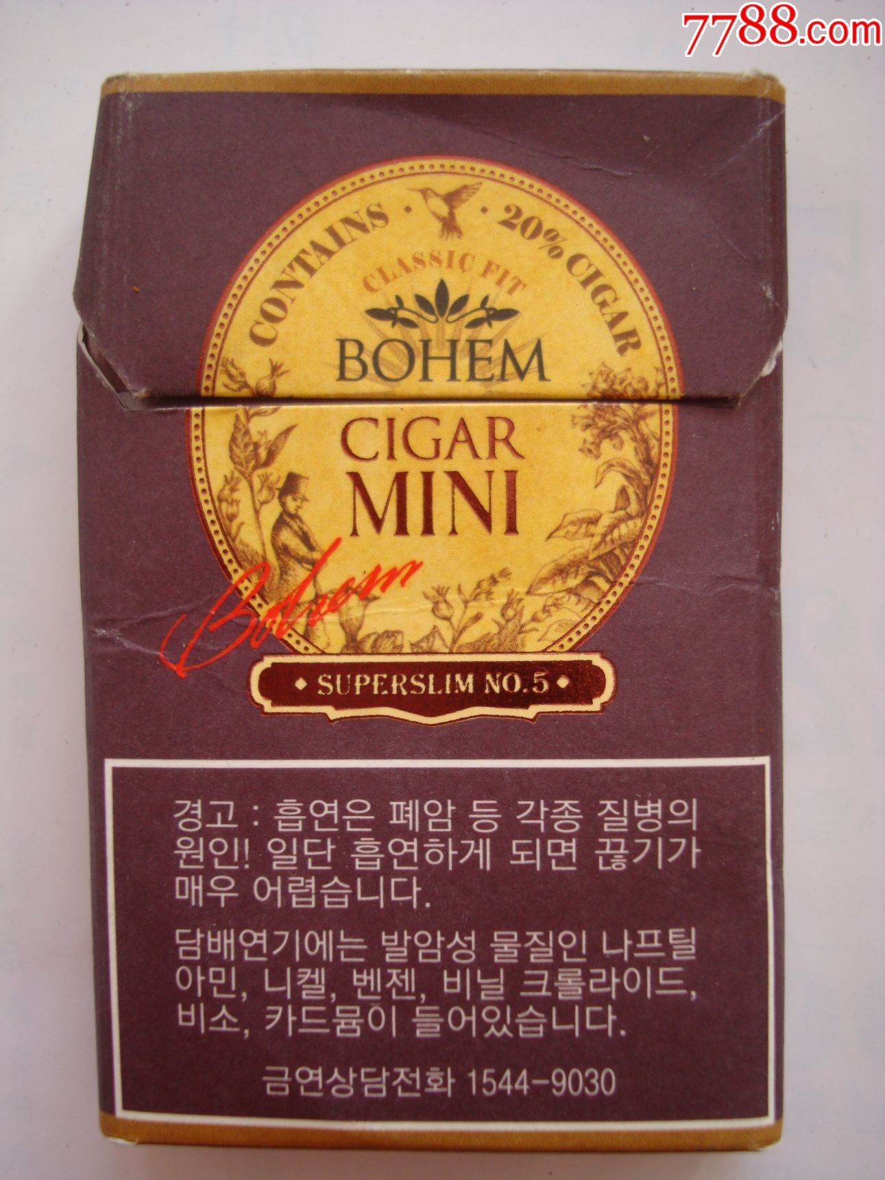 韩国烟标―bohemcigarmini