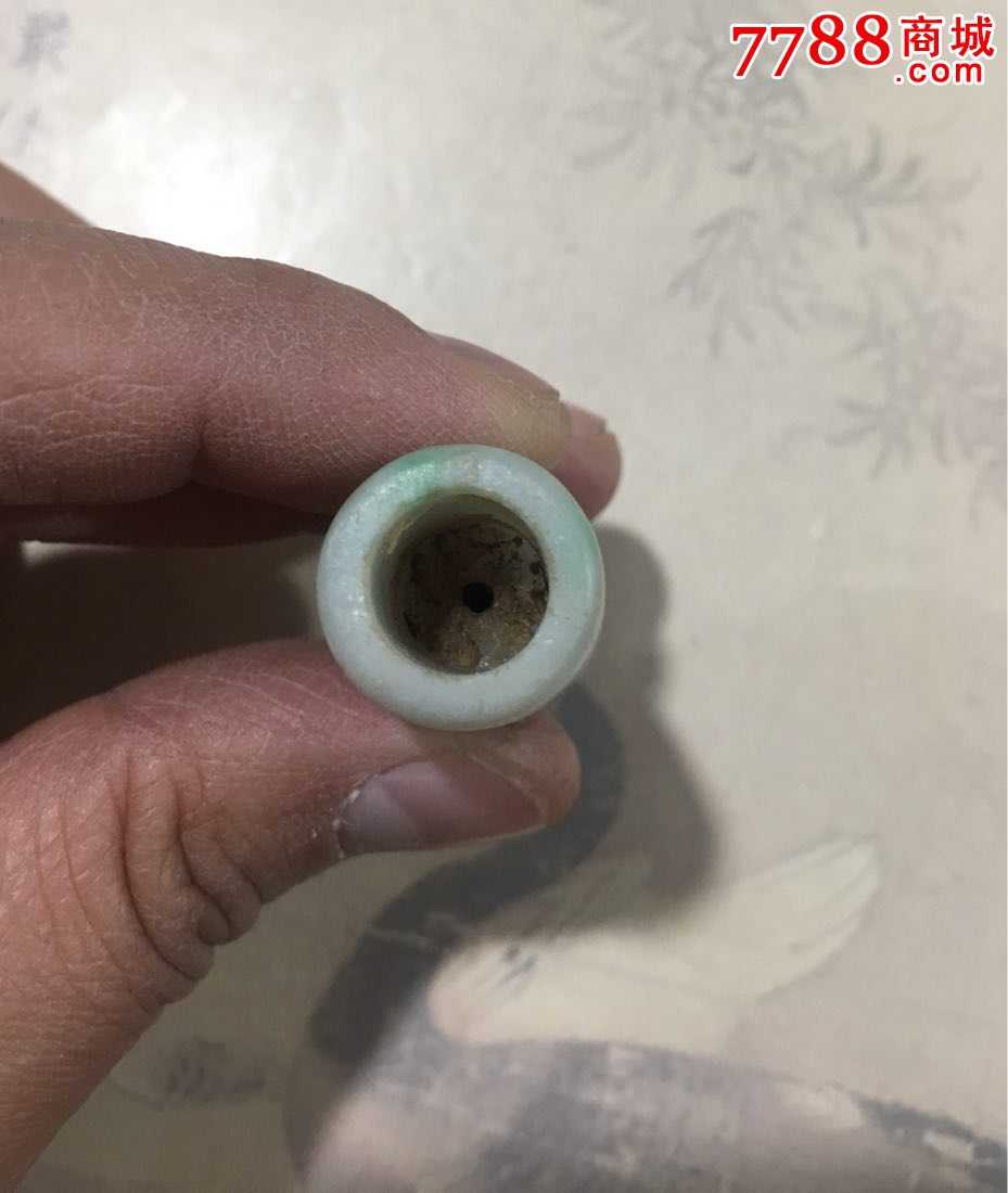 清代老翡翠烟嘴
