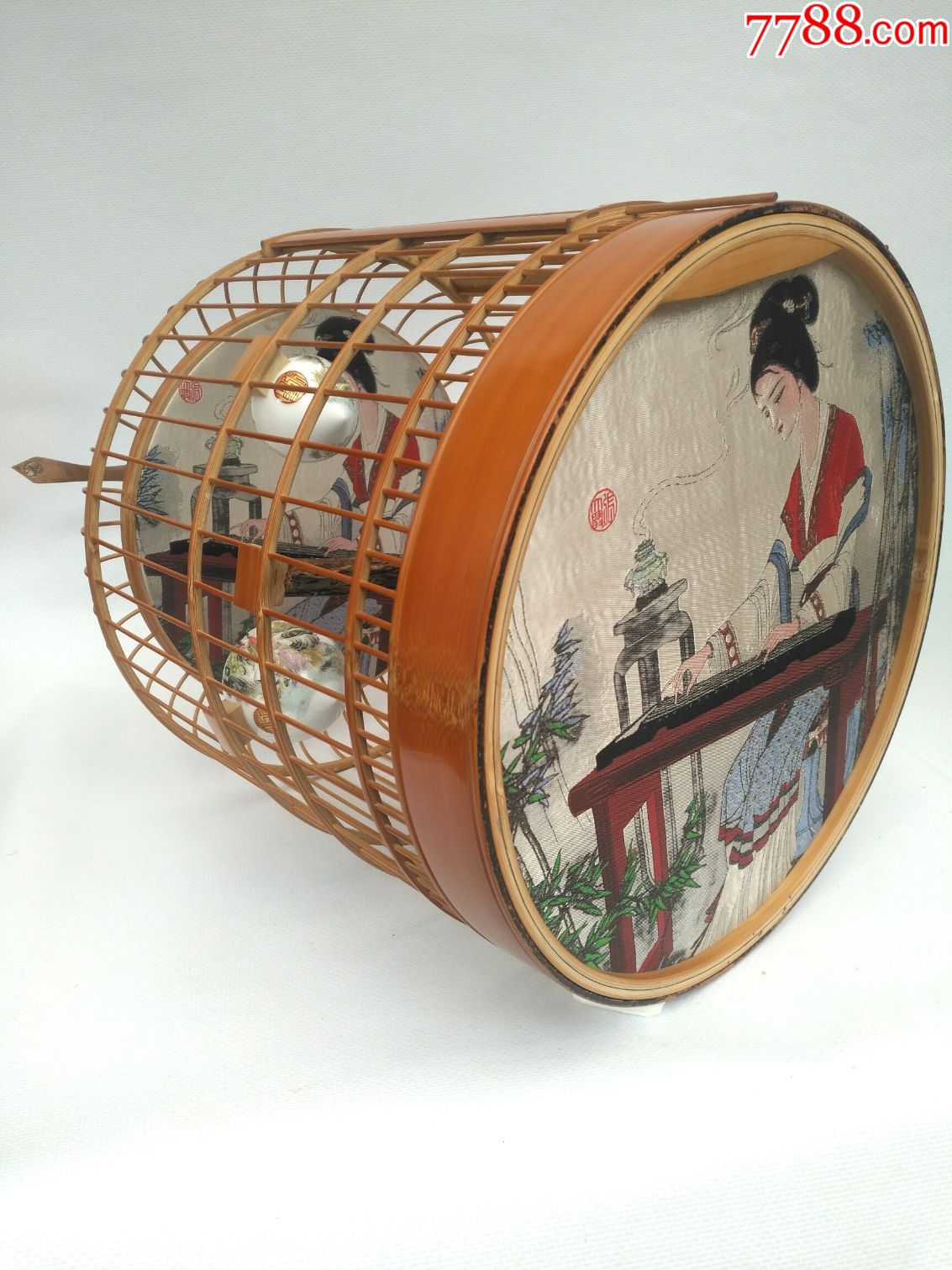 张大兴0406年传统制笼工艺画眉鸟笼1尺