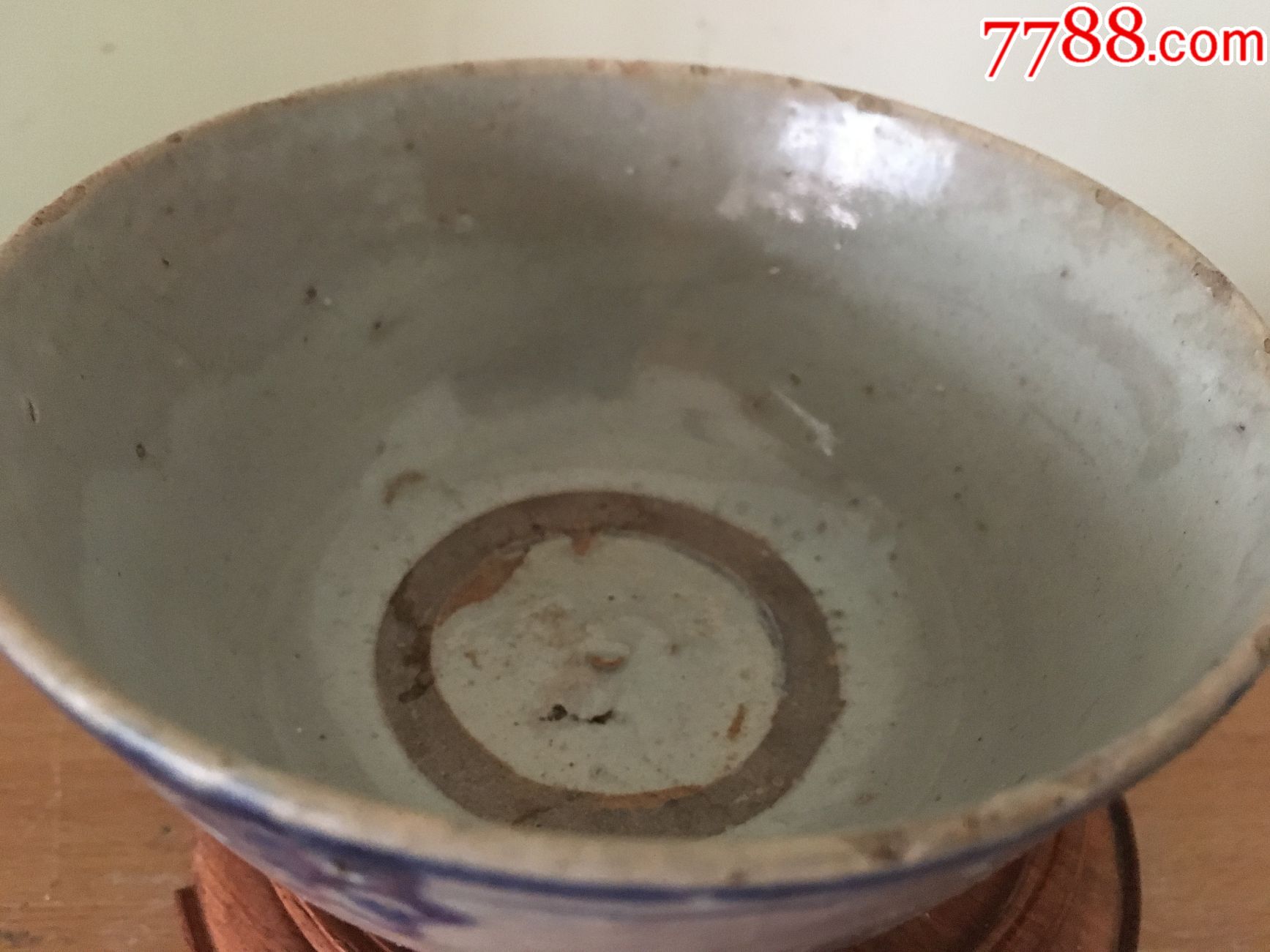 乡下收的民国时期的青花瓷器碗