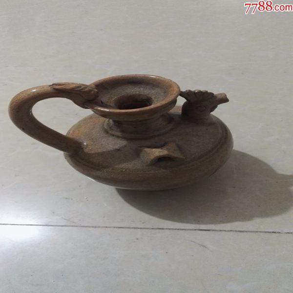宋代公鸡茶壶_白陶_张宝古玩【7788收藏__中国收藏