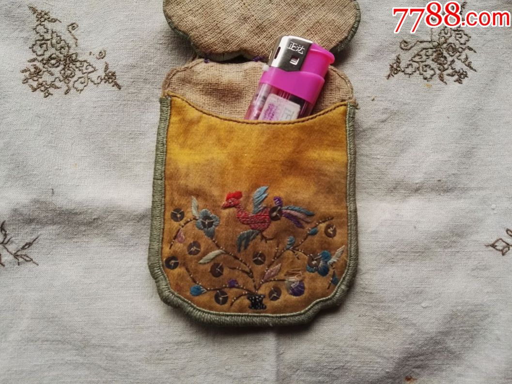 清代绣花荷包.已定