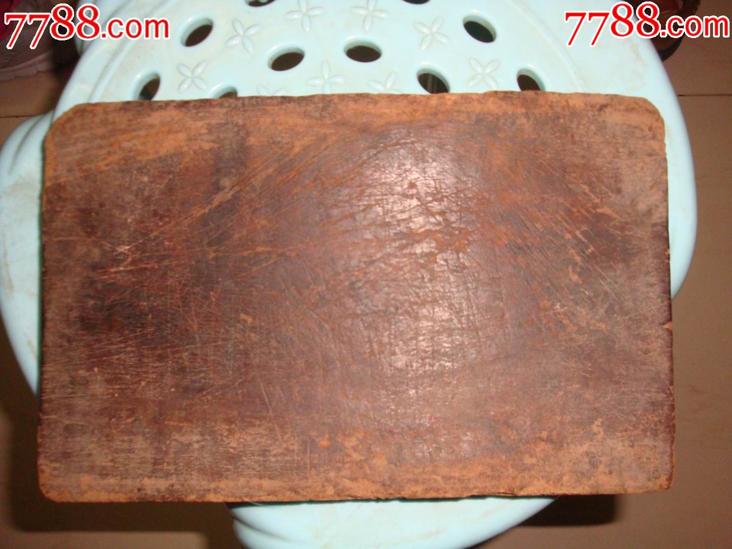 广东潮汕(清代压宝赌具印模)---25.5*16*厚度2.2cm