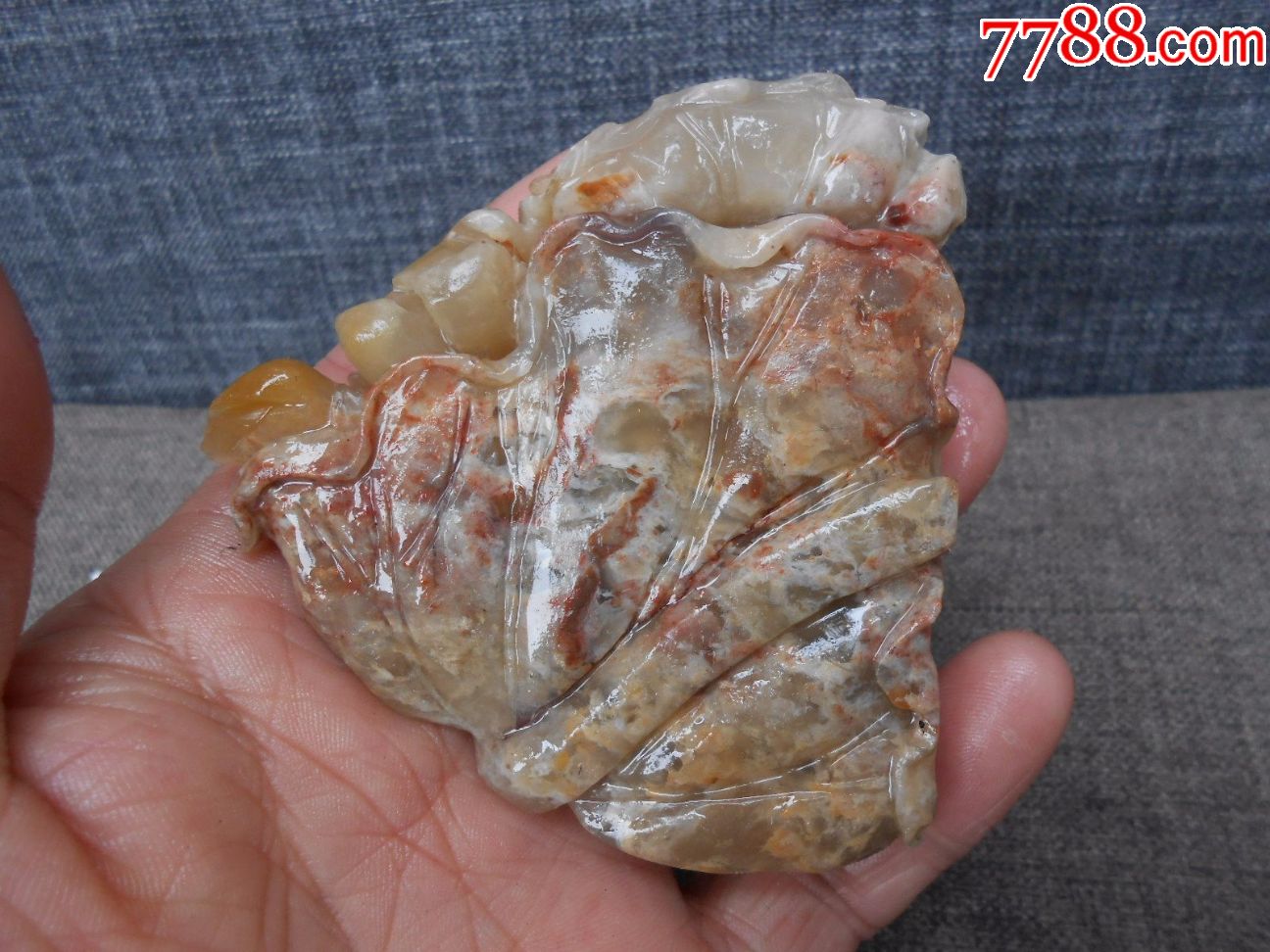 寿山花坑石―――"顶"呱呱