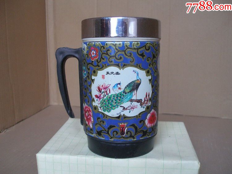 紫砂内胆磁化保温杯(古董古玩民俗老货怀旧收藏/茶具茶杯)