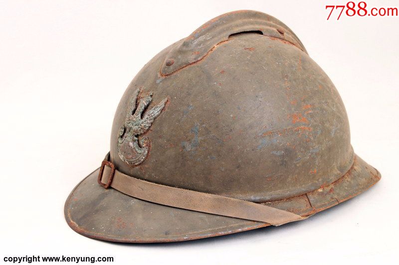 二战波兰*用法国m-1915钢盔(头围/57厘米)