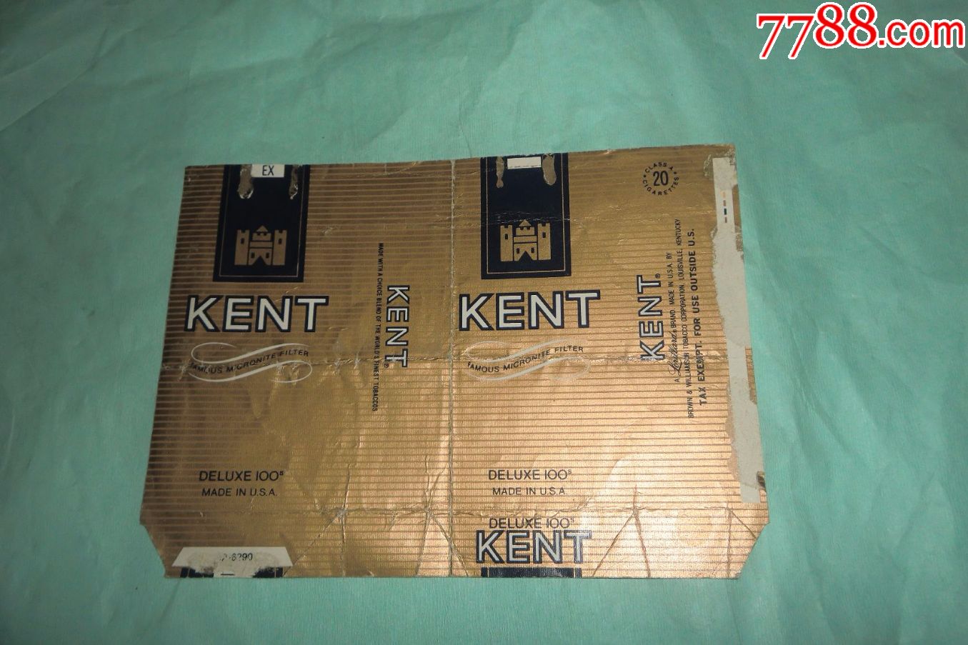 横100s烟标:kent箭牌(美国香烟)