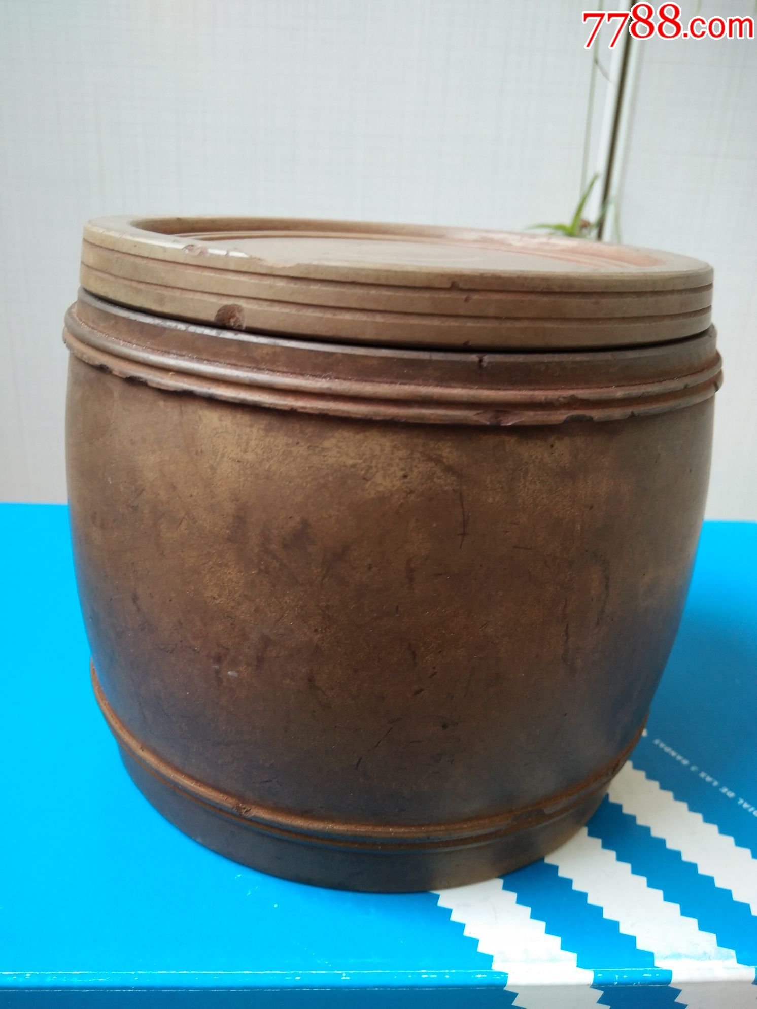 80年代北方产鼓型蛐蛐罐-底款鲁聊北王