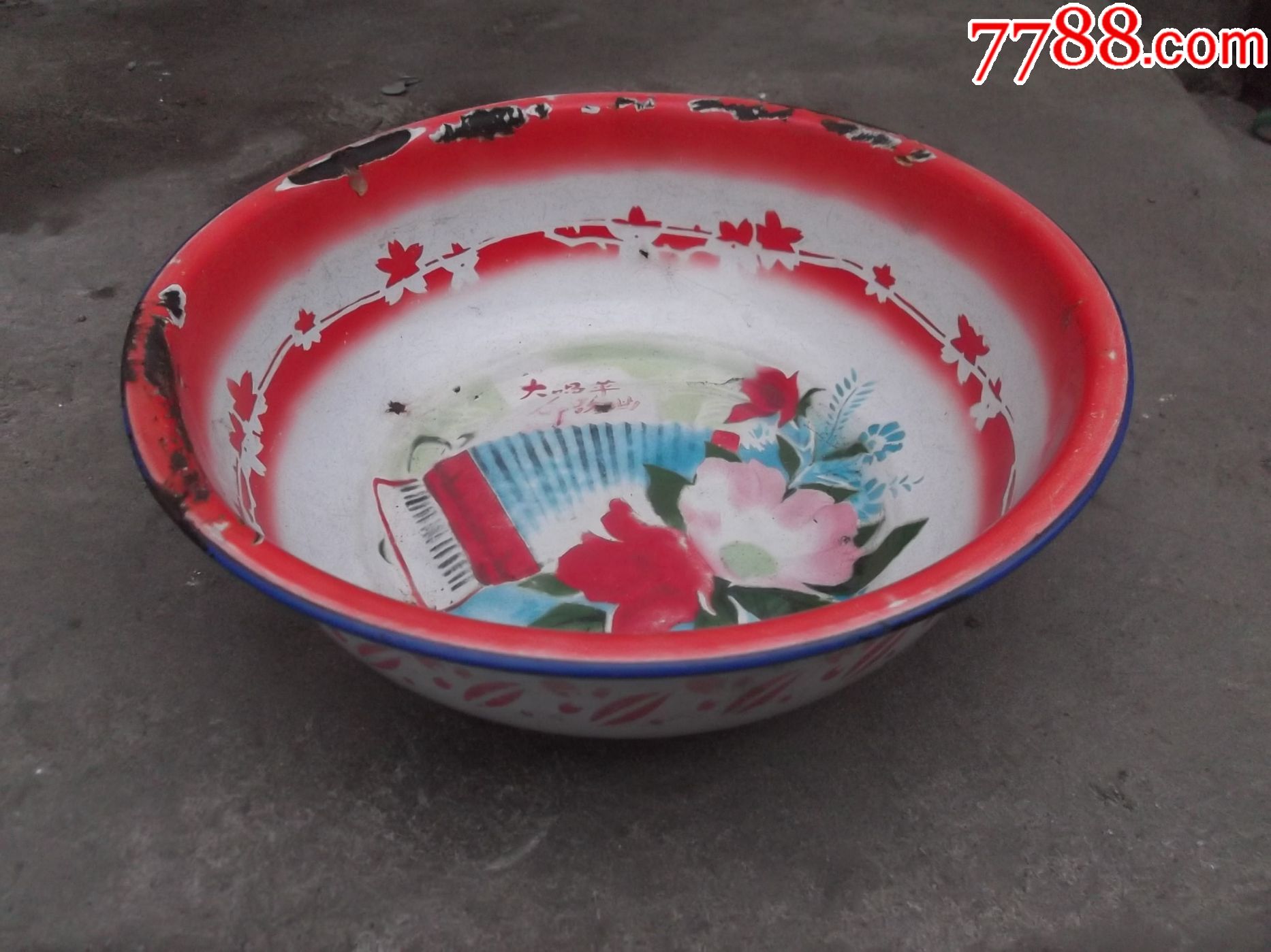 文革搪瓷盆_价格60.