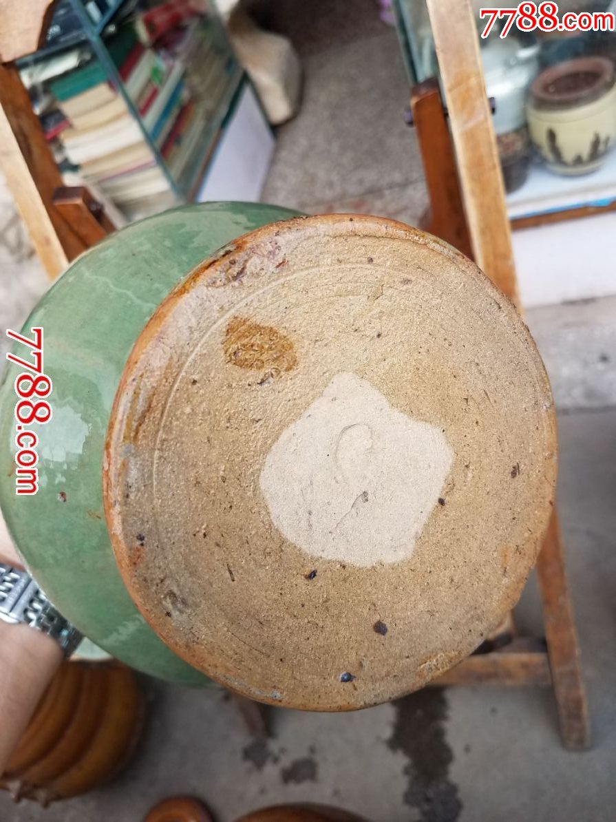 清代全品云南华宁窑骨灰罐大罐,极稀少漂亮