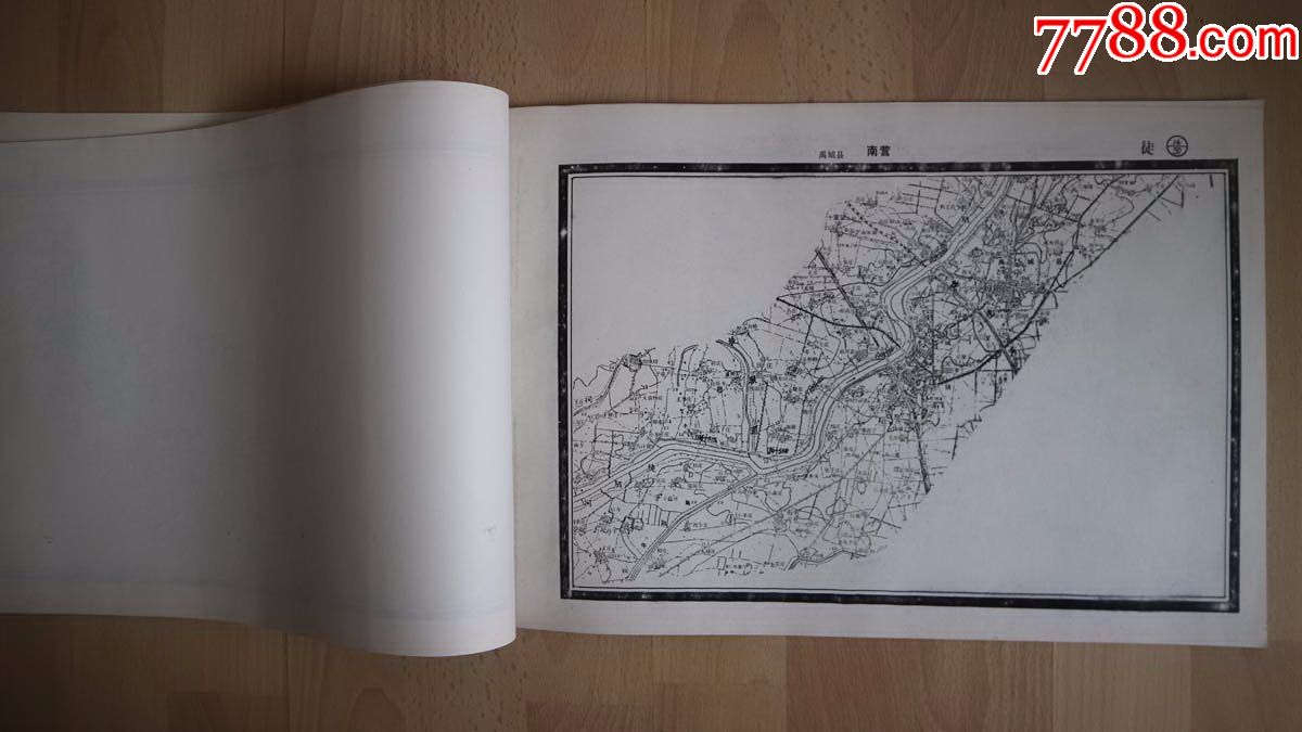 山东海河流域徒骇河河道地形图