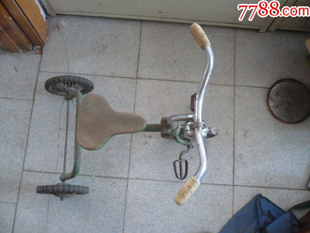 50年代怀旧儿童三轮车-其他传统玩具-7788棋牌玩具
