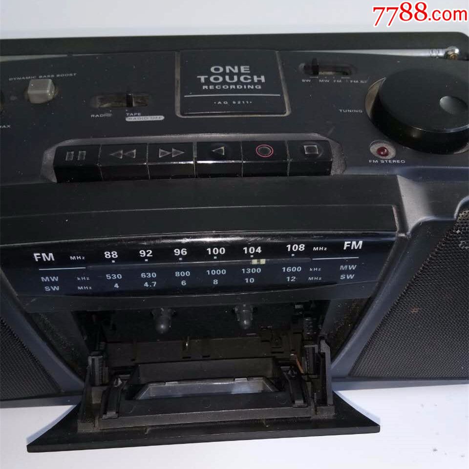 问题机九十年代飞利浦aq5211/15型老式收录机磁带机收音机