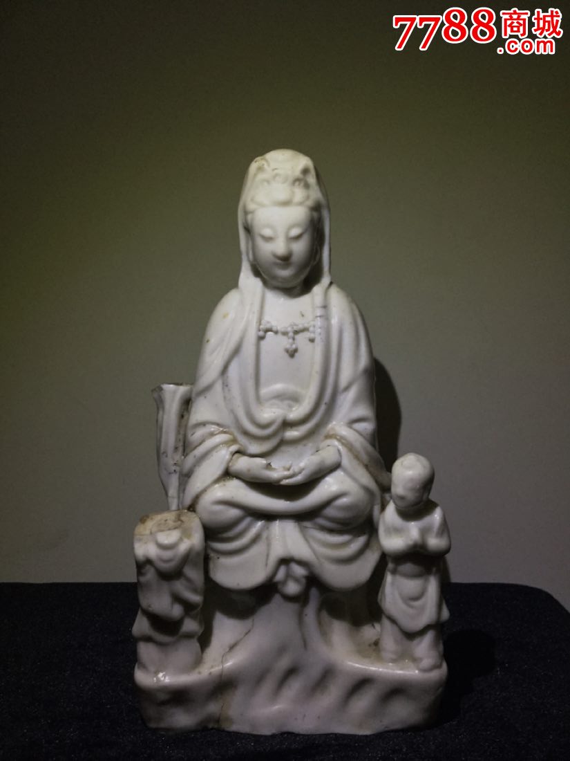 明代德化窑禅坐观音