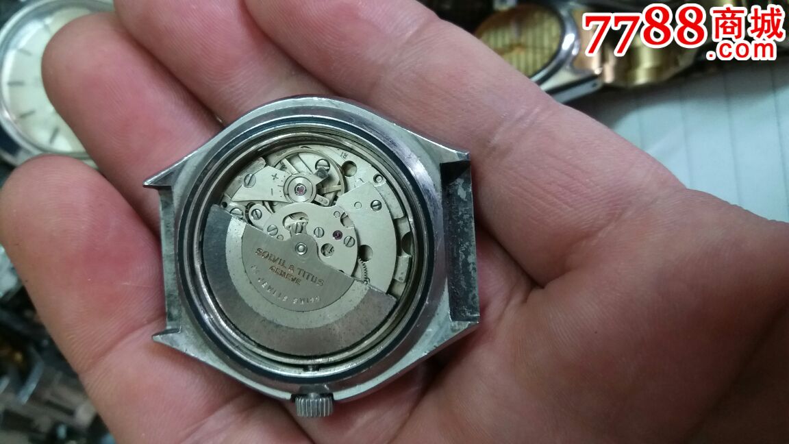 瑞士铁达时,全自动2066机芯,晃动机芯正常