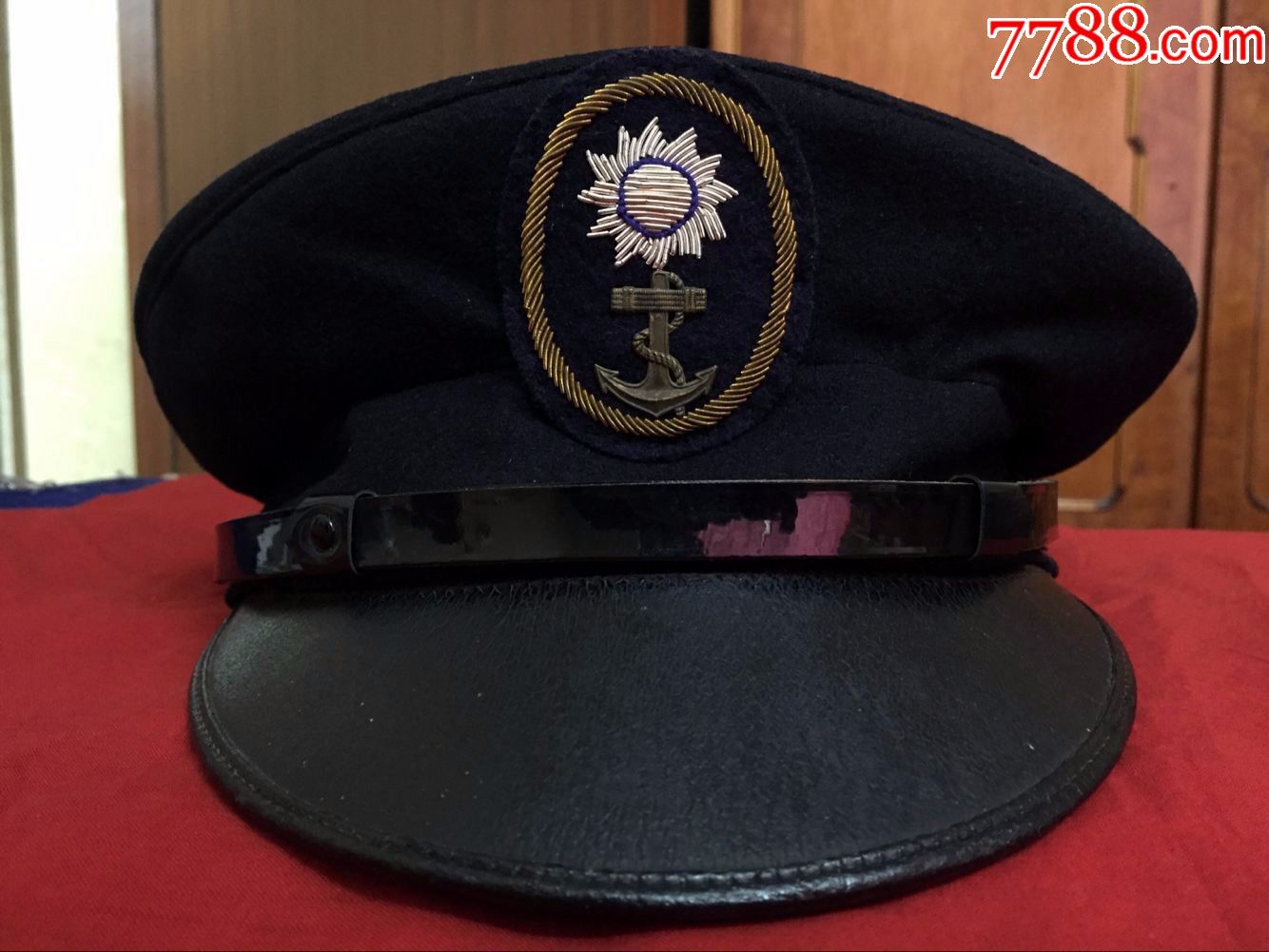内战国军海军士官呢大盘帽