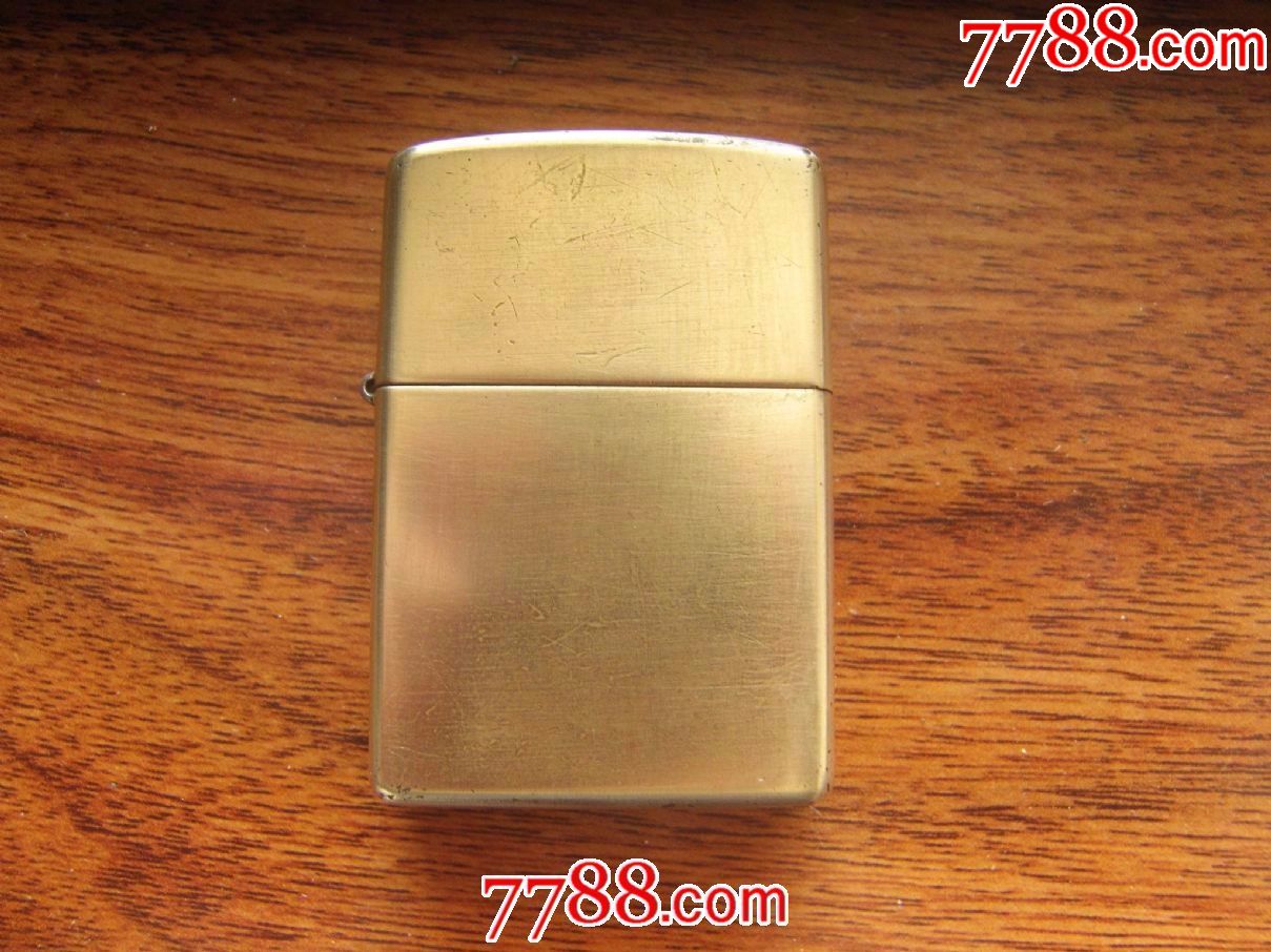 zippo黄铜打火机