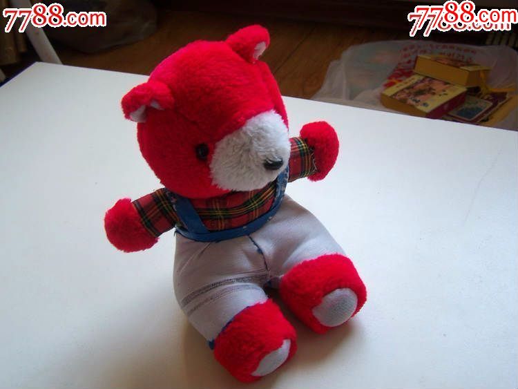 老式毛绒玩具,可爱的小熊(90年代的)