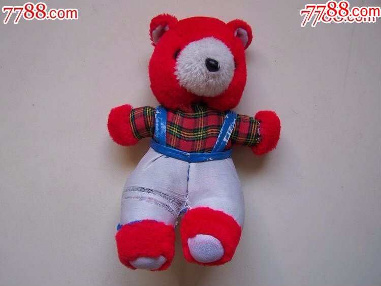 老式毛绒玩具,可爱的小熊(90年代的)