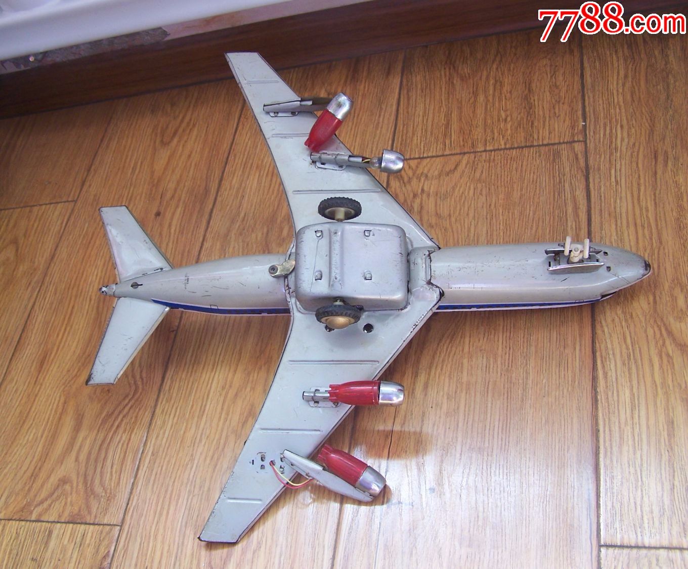 八十年代,大尺寸,铁皮玩具-me087,民航飞机,点图可放大